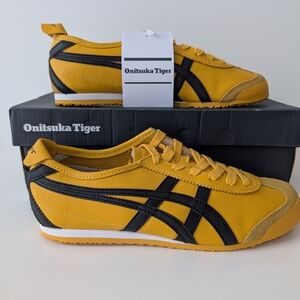 BNIB Onitsuka Tiger by Asics Yellow and Black Sneakers